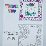 color in thank you cards