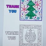 coloring thank you cards