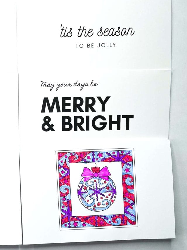 christmas card inserts