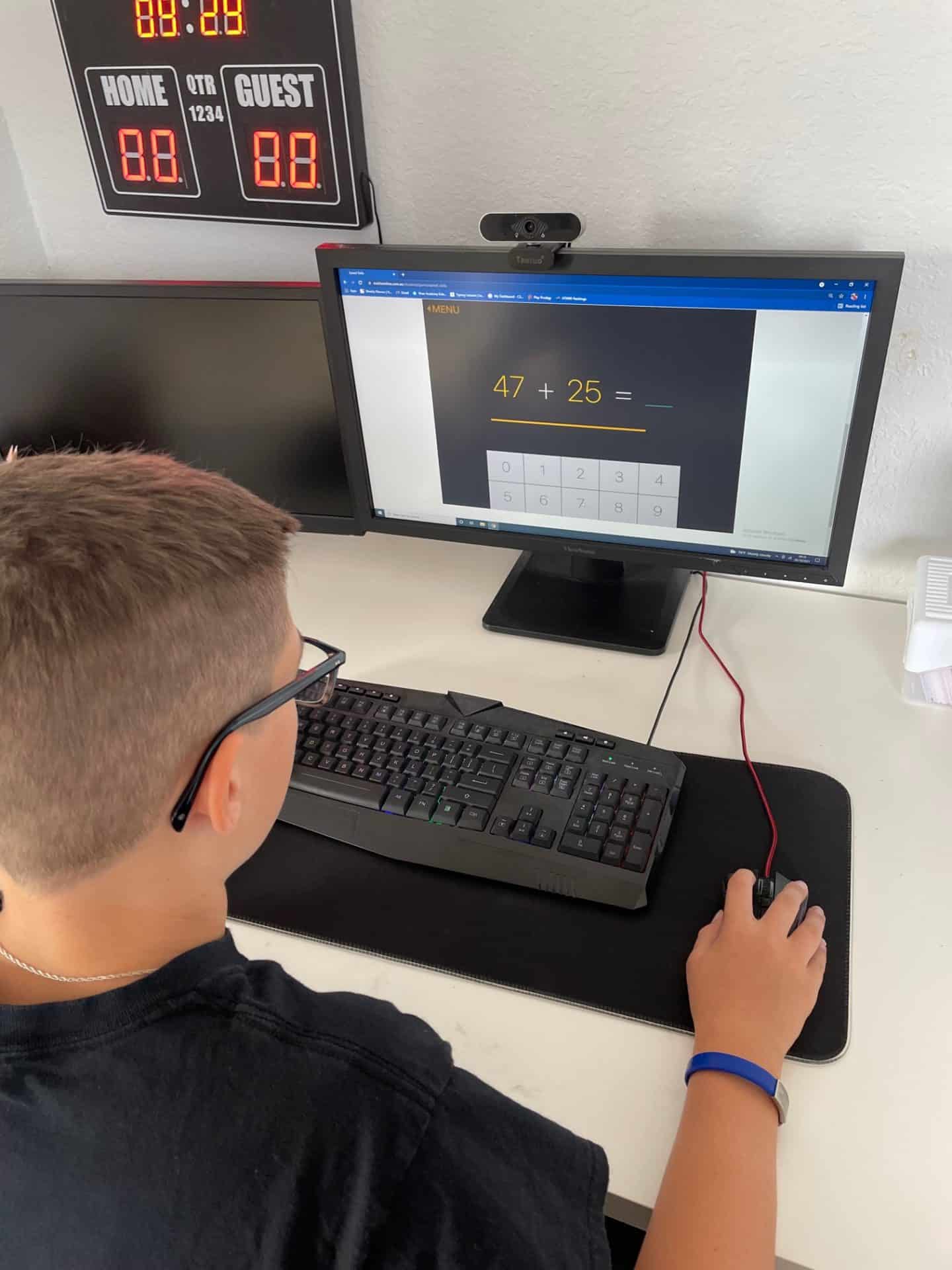 Playing CTCMath game online