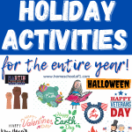 Educational Holiday Activities for the entire year. Get prepared this year with this huge list of holiday activities perfect for homeschool