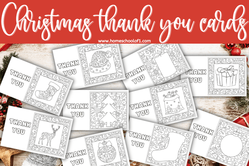 Printable Christmas Thank You Cards - Free Printable Christmas Thank You Cards