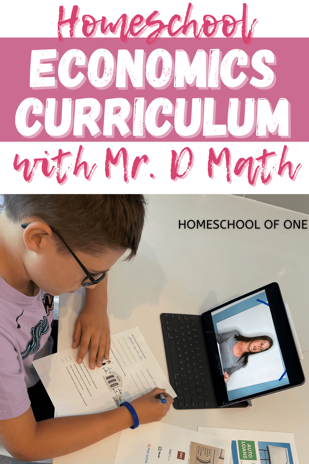 The best Homeschool Economics Curriculum for middle school aged kids is from Mr D Math. 