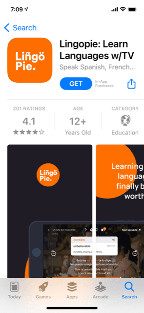 Lingopie App