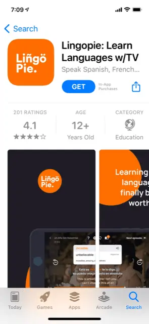 Lingopie App