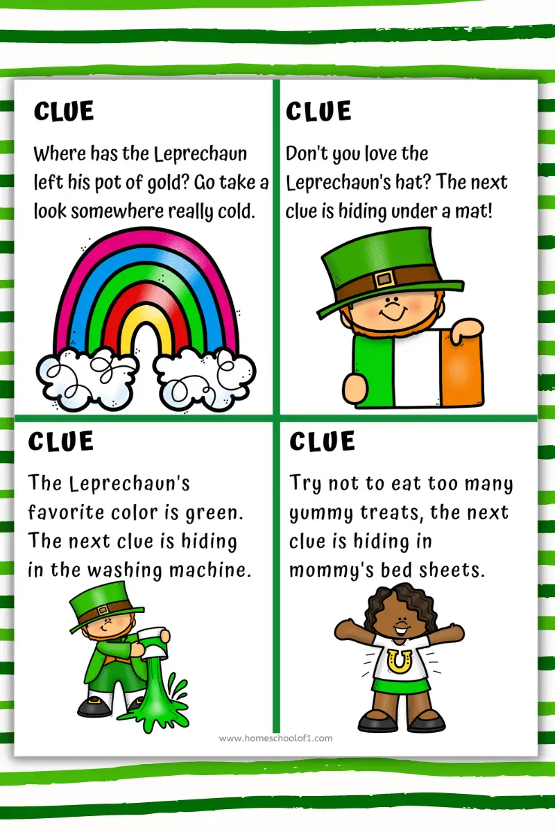 st patricks scavenger hunt