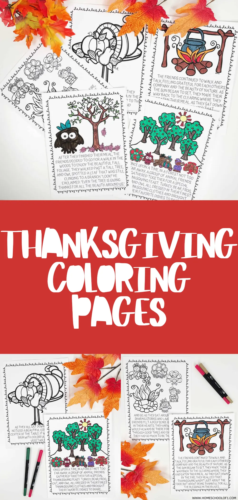 thanksgiving coloring pages