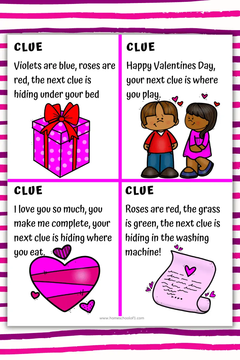 valentines day treasure hunt