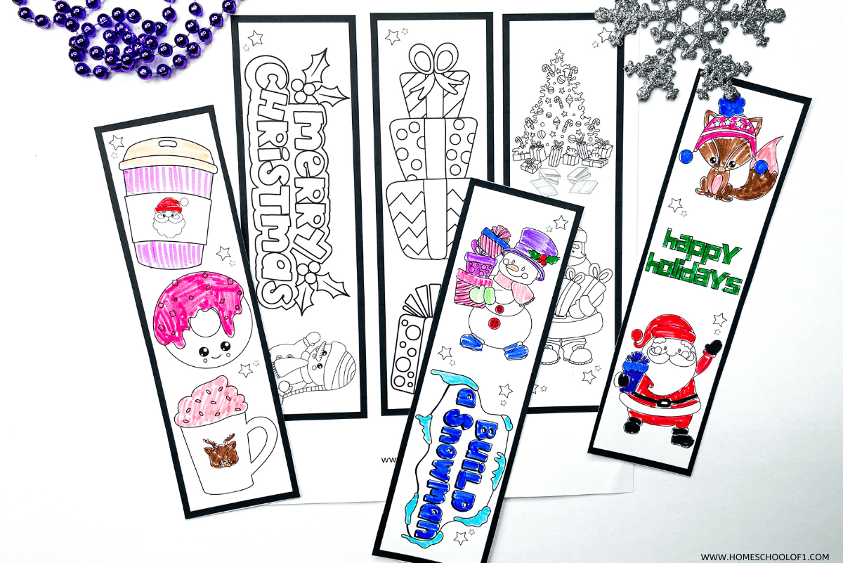CHRISTMAS BOOKMARKS PRINTABLE