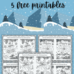 christmas spot the difference worksheets