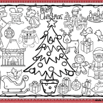 free advent calendar to color