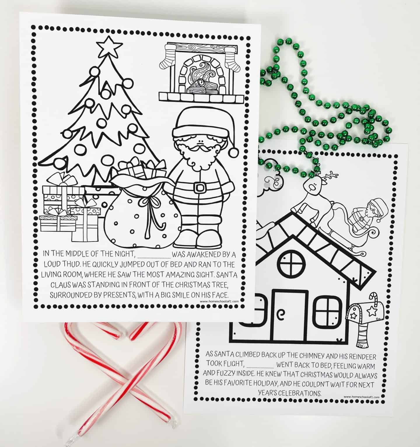 free printable christmas coloring pages