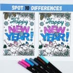 new year spot the difference