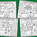 printable christmas placemats