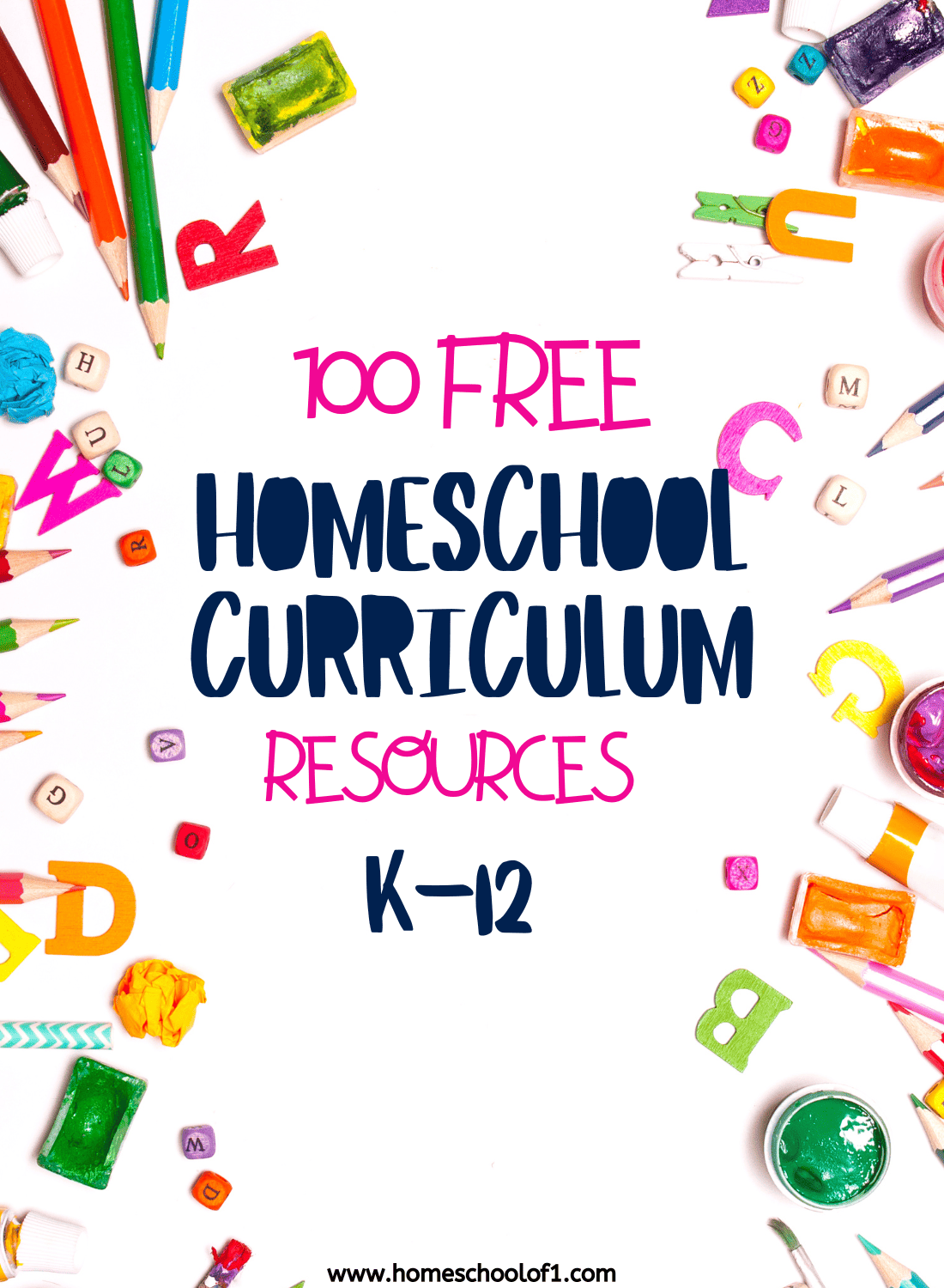 100 FREE HOMESCHOOL CURRICULUM RESOURCES