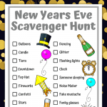 NEW YEARS EVE SCAVENGER HUNT