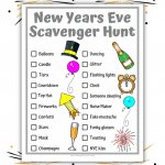NEW YEAR'S EVE SCAVENGER HUNT