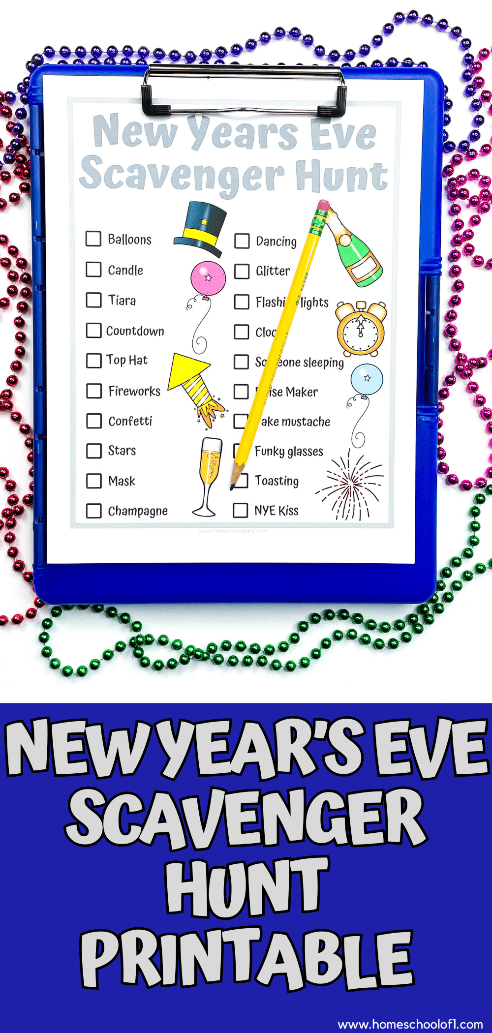 New Year's Eve scavenger hunt