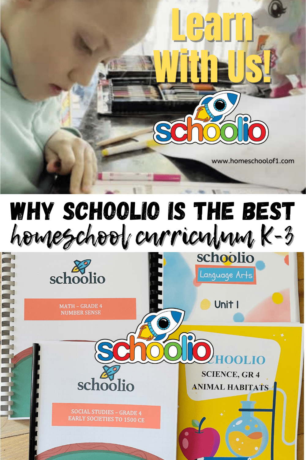 Why Schoolio is the best homeschool curriculum for K-3rd grade