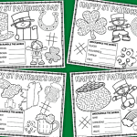 St Patrick's Day activity placemats