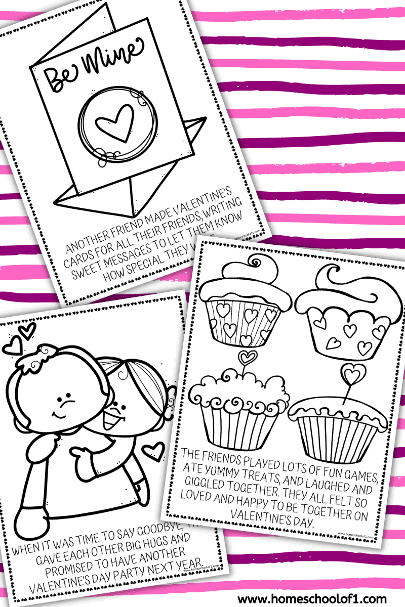 free valentine's day coloring pages