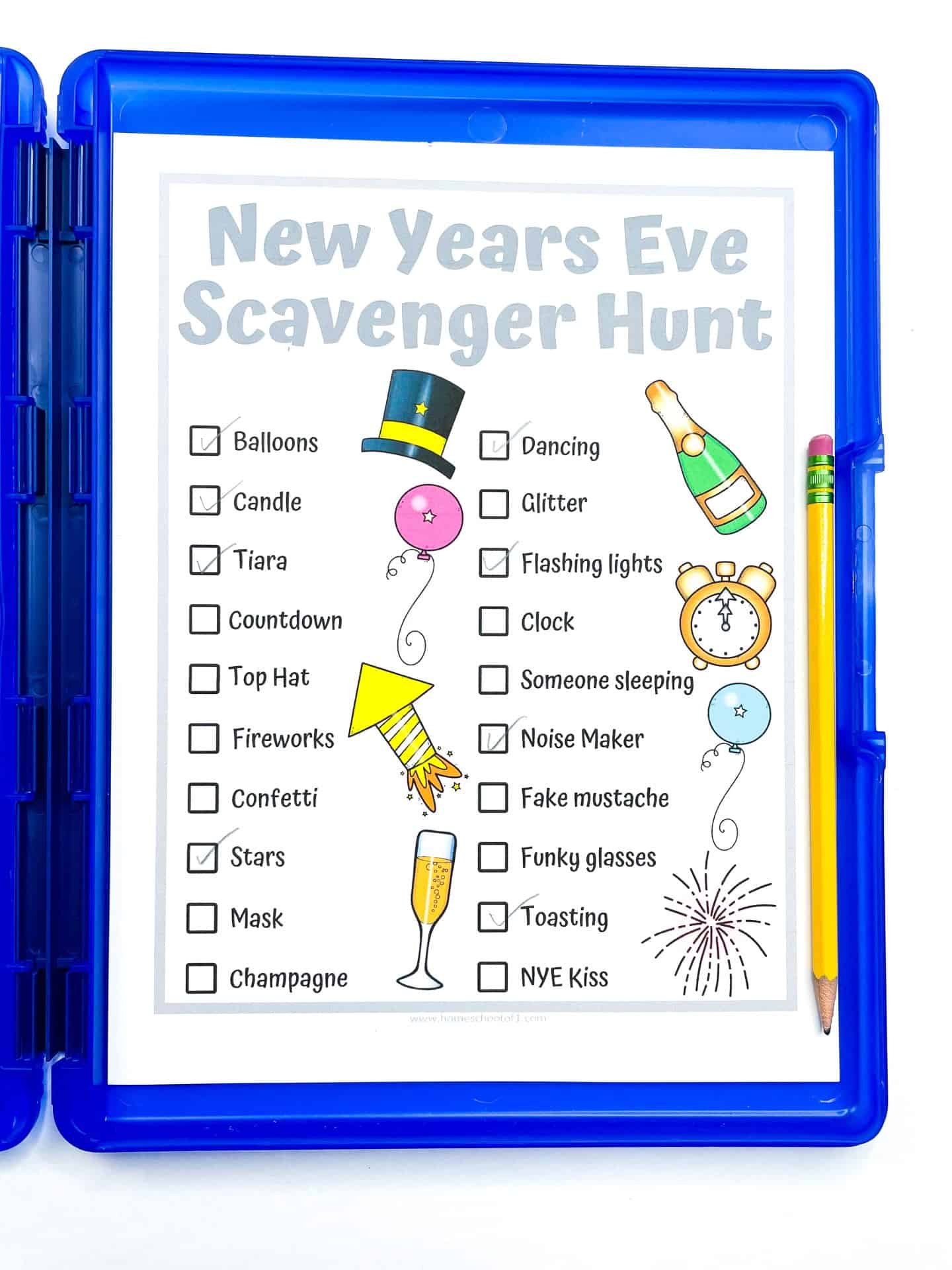 new year's eve scavenger hunt printable