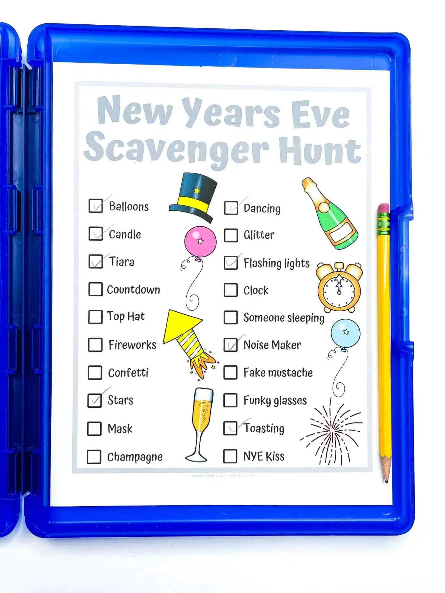 new year's eve scavenger hunt printable