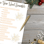 new years word scramble