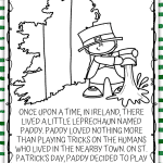 st patrick's day coloring book page 1