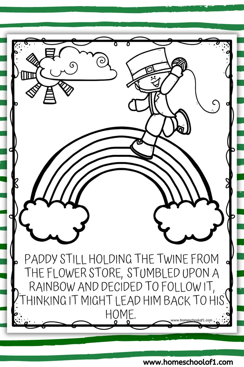 st patrick's day coloring book page 3