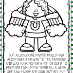 st patrick's day coloring book page 4