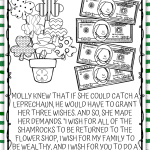 st patrick's day coloring book page 6