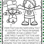 st patrick's day coloring book page 8