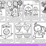 valentine's coloring pages