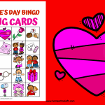 valentines day bingo calling cards