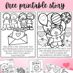 valentine's day coloring pages