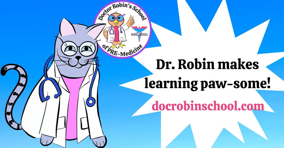 Dr. Robin makes learning paw-some!