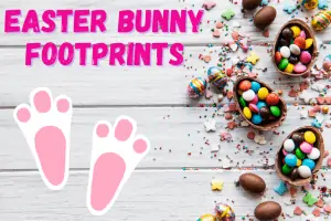 Easter Bunny Footprints