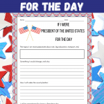 Free If I Were President Worksheet