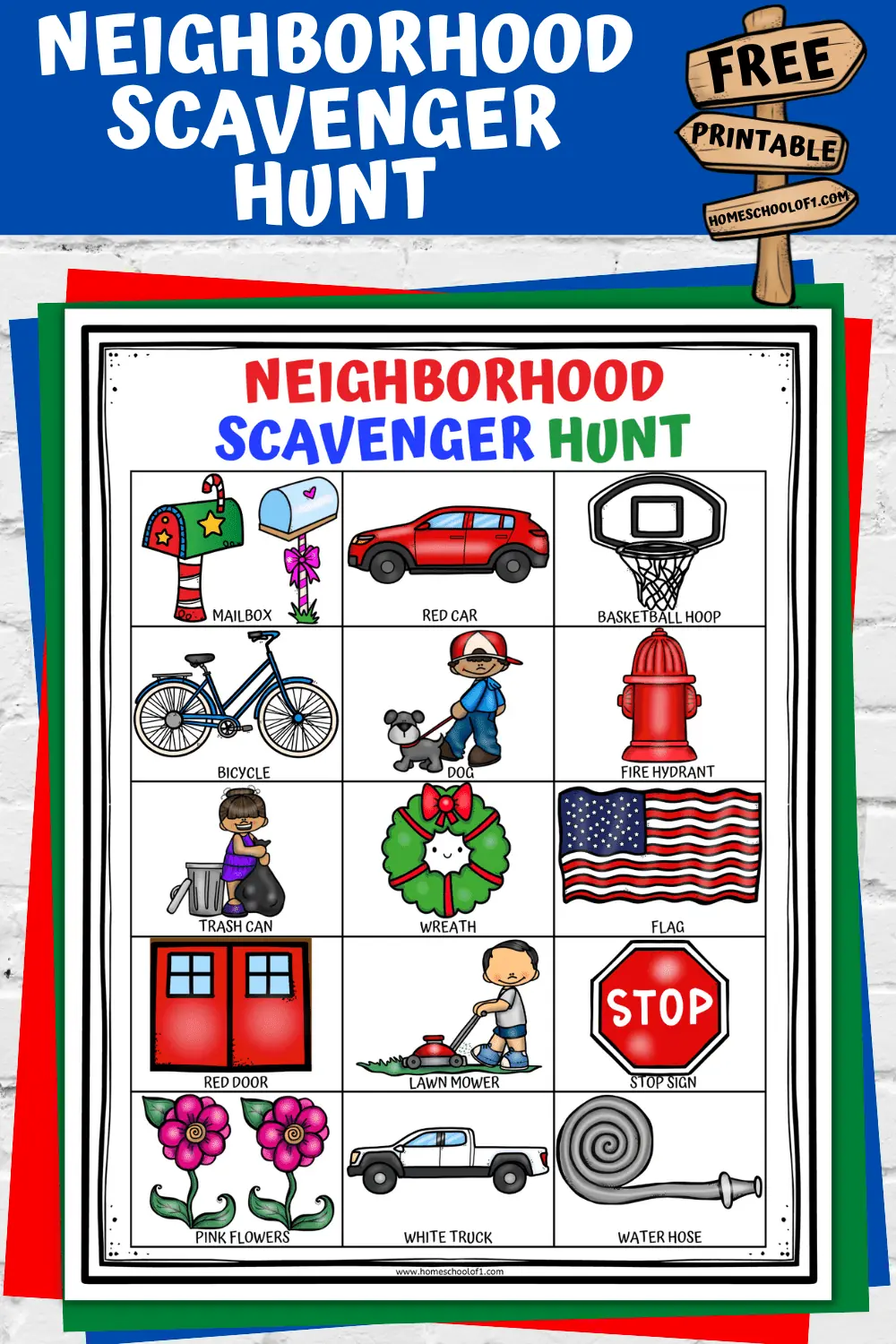 NEIGHBORHOOD SCAVENGER HUNT 