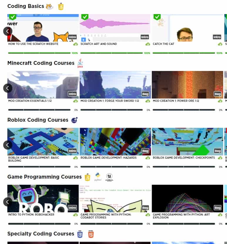 Kids Coding languages