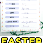 easter word scramble free printable