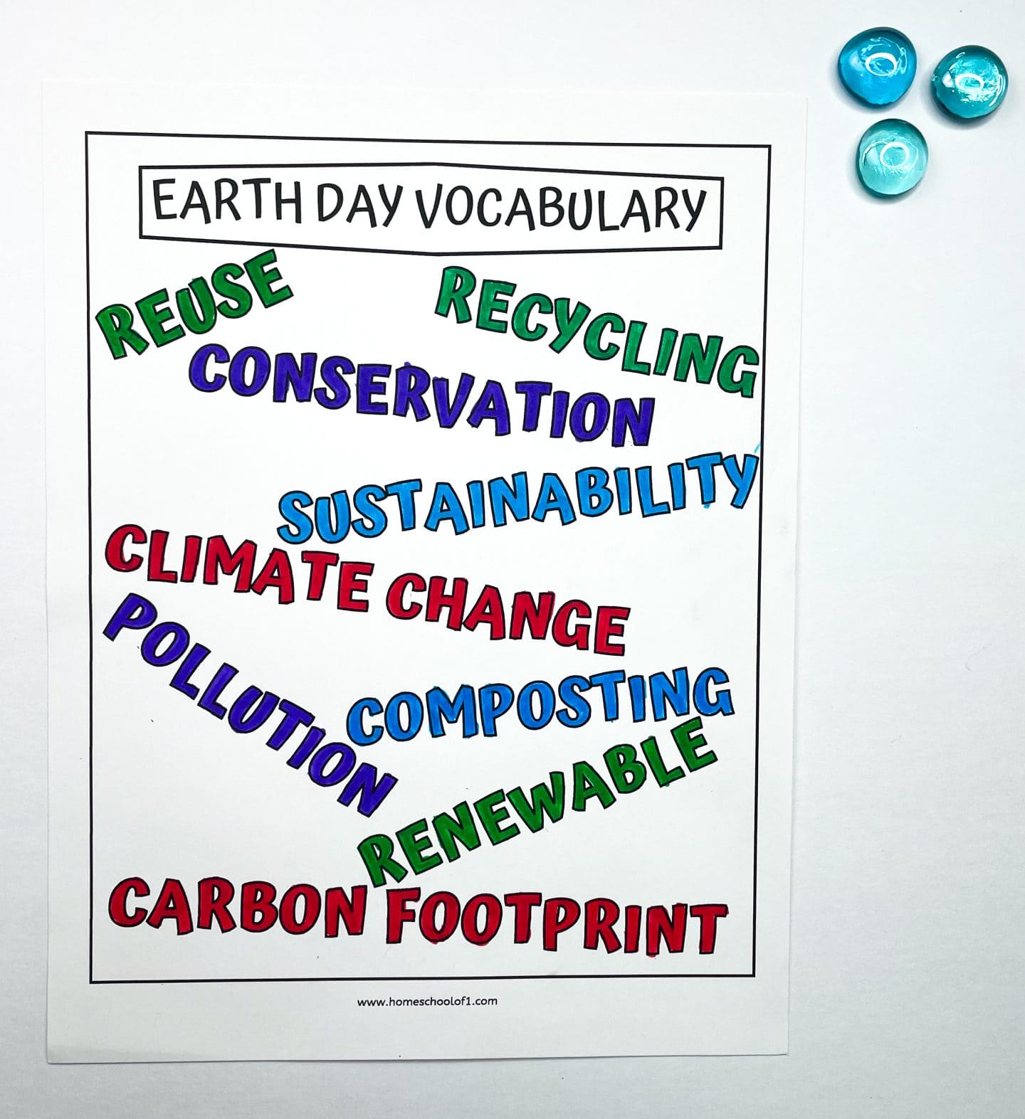 EARTH DAY VOCABULARY
