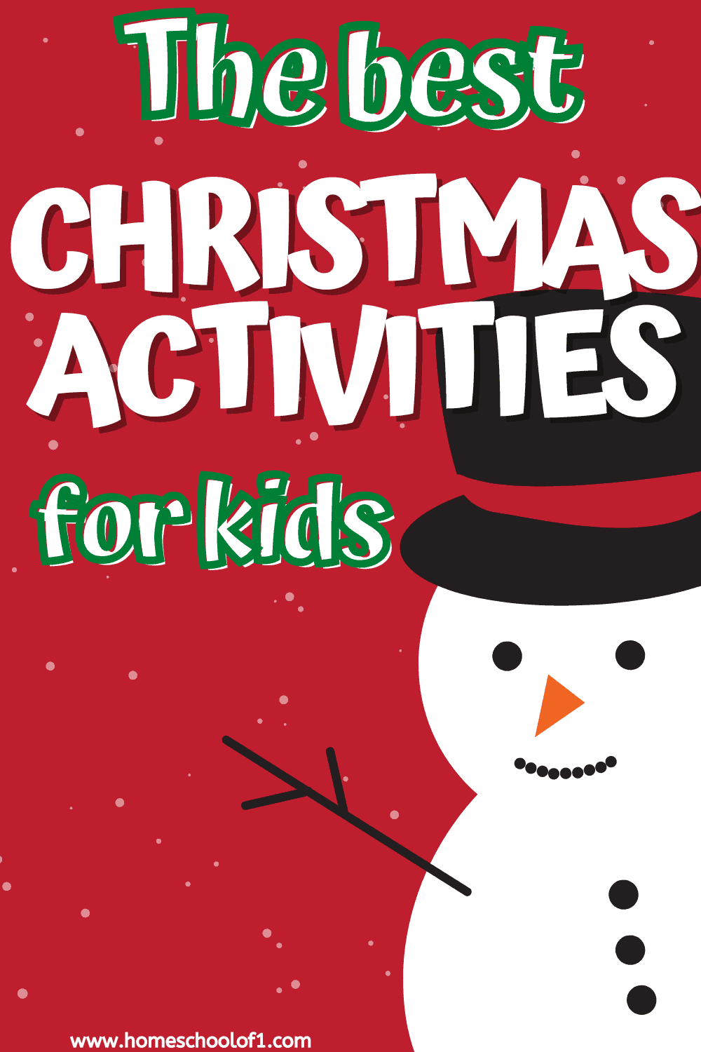 The best christmas fun for kids including homeschool activities, games, free printables and so much more