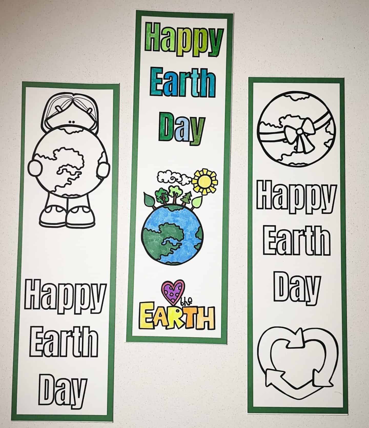 earth day bookmarks