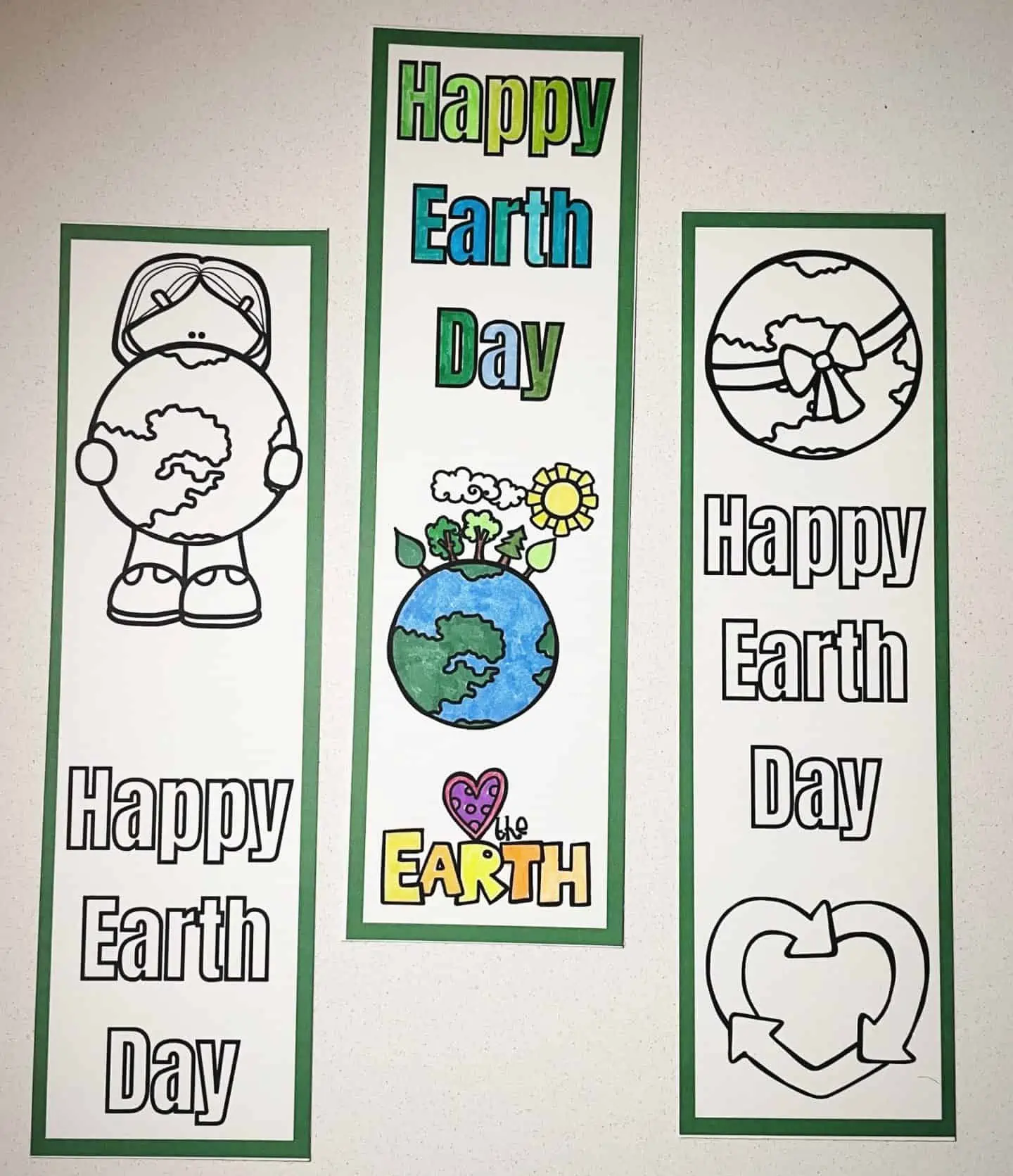 earth day bookmarks