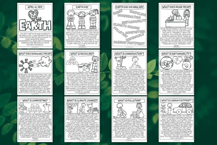 earth day worksheets