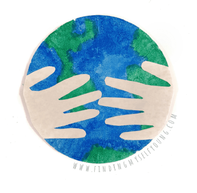 Earth Day paper plate