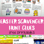 easter scavenger hunt clues