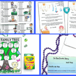 Free everyday printables for kids including chore charts, family tree coloring, and fun tooth fairy letters and envelopes.